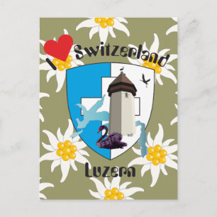Luzern Schweiz Postkarte