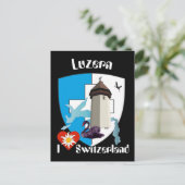 Luzern Schweiz Postkarte (Stehend Vorderseite)
