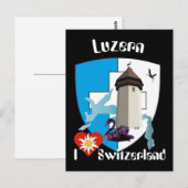 Luzern Schweiz Postkarte (Vorne/Hinten)