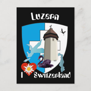 Luzern Schweiz Postkarte