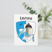 Luzern Schweiz Postkarte (Stehend Vorderseite)