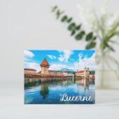 Luzern, Schweiz Postkarte (Stehend Vorderseite)