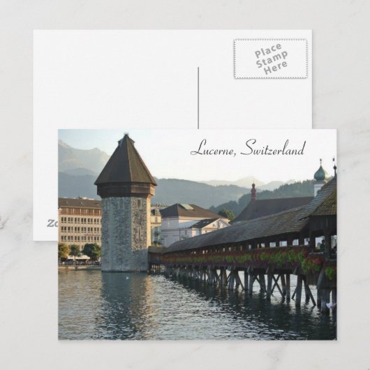 Luzern, Schweiz Postkarte (Vorne/Hinten)