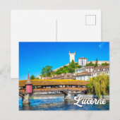 Luzern, Schweiz Postkarte (Vorne/Hinten)