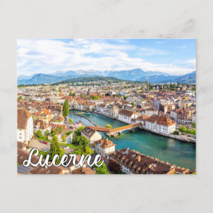 Luzern, Schweiz Postkarte