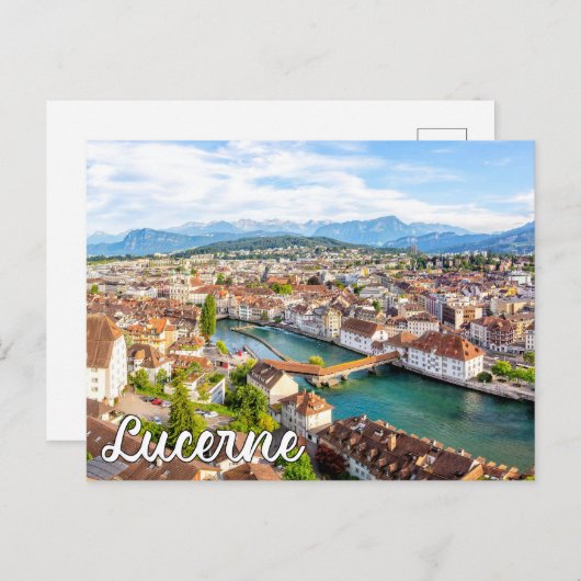 Luzern, Schweiz Postkarte (Vorne/Hinten)