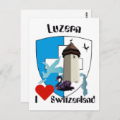 Luzern Schweiz Postkarte (Vorne/Hinten)