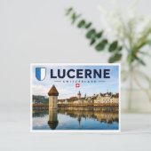 Luzern - Schweiz Postkarte (Stehend Vorderseite)