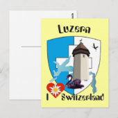 Luzern Schweiz Postkarte (Vorne/Hinten)