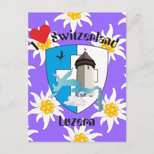 Luzern Schweiz Postkarte (Vorderseite)