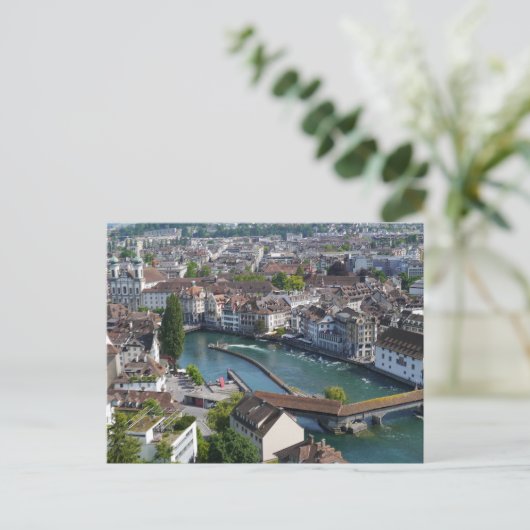 Luzern, Schweiz Postkarte (Stehend Vorderseite)