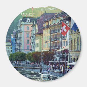 Luzern Schweiz Reisen Europa Fotografie Magnet