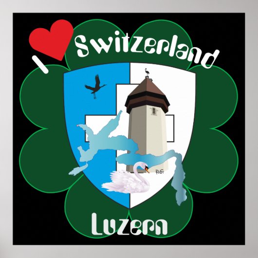 Luzern Schweiz Schweiz Poster (Vorne)