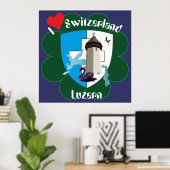 Luzern Schweiz Schweiz Poster (Heimbüro)