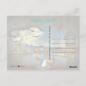 LUZERN Vintager Grunge - Postkarte (Rückseite)