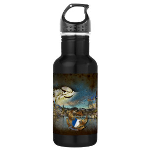 LUZERN Vintager Grunge - Trinkflasche