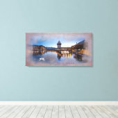 Luzern - Wrapped Canvas Leinwanddruck (Insitu (Holzboden))
