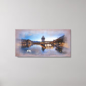 Luzern - Wrapped Canvas Leinwanddruck (Vorderseite)