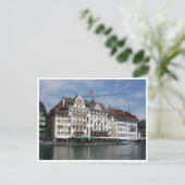 Luzernblau Postkarte (Stehend Vorderseite)
