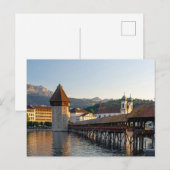 Luzerne Covered Bridge Postkarte (Vorne/Hinten)