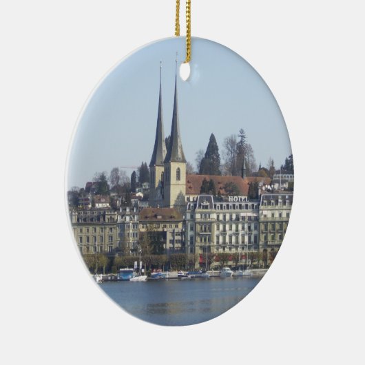 Luzerne die Schweiz Keramik Ornament (Rechts)