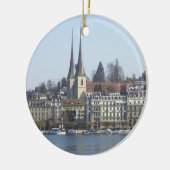 Luzerne die Schweiz Keramik Ornament (Links)