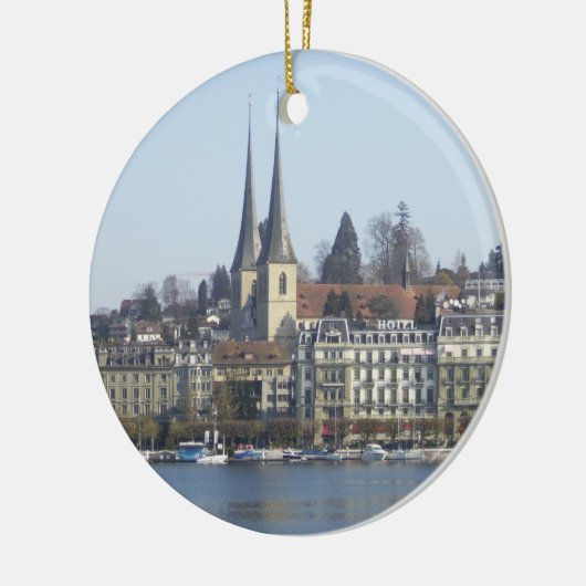 Luzerne die Schweiz Keramik Ornament (Links)