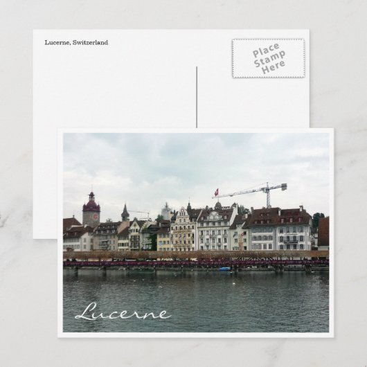 Luzernenschweiz Postkarte (Vorne/Hinten)
