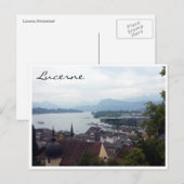 Luzernenvista Postkarte (Vorne/Hinten)