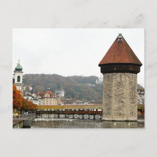 Luzerner Altstadt - Mühlbrücke Postkarte (Vorderseite)