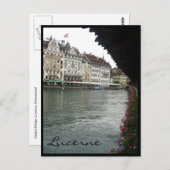 Luzerner Aussichtsbrücke Postkarte (Vorne/Hinten)