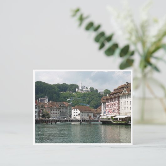Luzerner Gewässer Postkarte (Stehend Vorderseite)