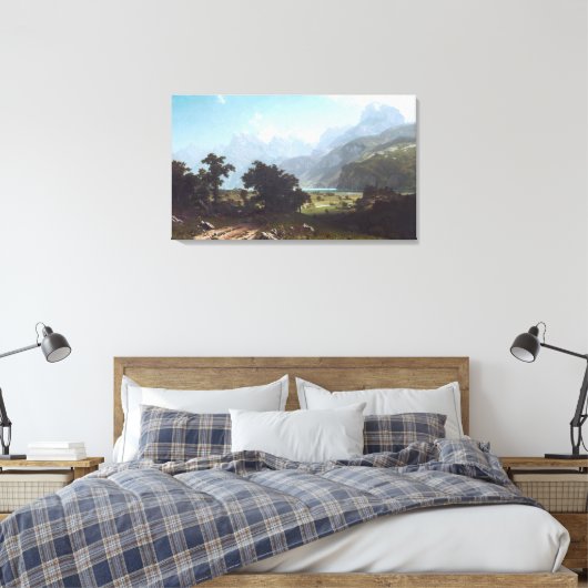 Luzerner See Leinwanddruck (Insitu (Schlafzimmer))