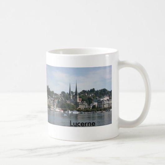 Luzerner See, Vierwaldstattersee, die Schweiz Kaffeetasse (Rechts)