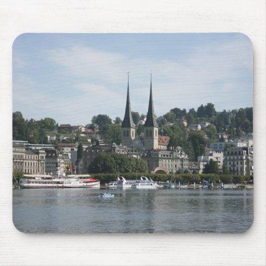 Luzerner See, Vierwaldstattersee, die Schweiz Mousepad (Vorne)