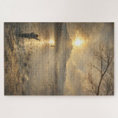 Luzernersee Schweiz Möwen Kunstpuzzle Puzzle (Horizontal)