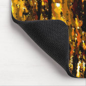 Luzes foscas de vela sob uma placa de gelo mousepad (Ecke)