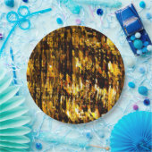 Luzes foscas de vela sob uma placa de gelo pappteller (Party)