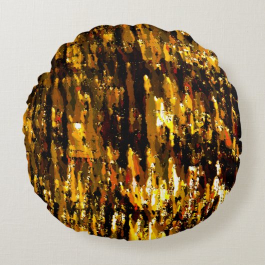 Luzes foscas de vela sob uma placa de gelo rundes kissen (Vorderseite)