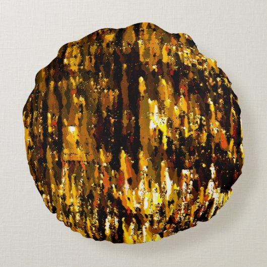 Luzes foscas de vela sob uma placa de gelo rundes kissen (Rückseite)