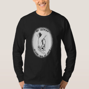 Luzifer Bitte nimm meine Hand 666 Okkult Baphomet T-Shirt