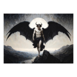 Luzifer Dark Fantasy Fotodruck