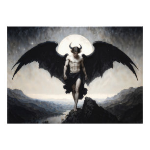 Luzifer Dark Fantasy Fotodruck