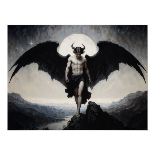 Luzifer Dark Fantasy Poster (Vorderseite)