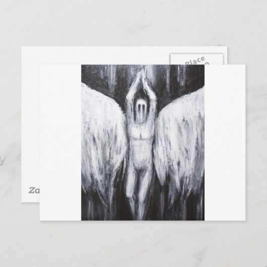 Luzifer der Morgenstern, der in den Abgrund abstei Postkarte (Vorne/Hinten)