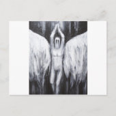 Luzifer der Morgenstern, der in den Abgrund abstei Postkarte (Vorderseite)