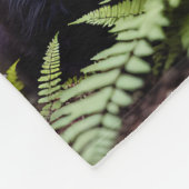 Luzifer der Schwarze Hase: Ein dunkles Bündel Misc Fleecedecke (Ecke)