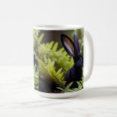 Luzifer der Schwarze Hase: Ein dunkles Bündel Misc Kaffeetasse (VorderseiteRechts)