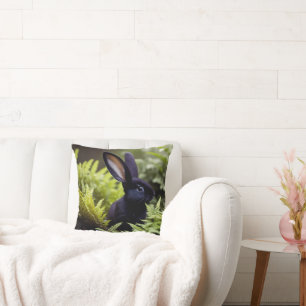 Luzifer der Schwarze Hase: Ein dunkles Bündel Misc Kissen