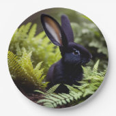 Luzifer der Schwarze Hase: Ein dunkles Bündel Misc Pappteller (Vorderseite)